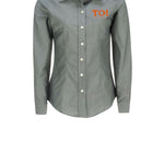 Camisa Oxford Plomo Mujer