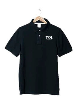 Playera Polo Negra Mujer