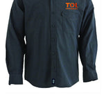 Camisa Oxford Plomo Hombre