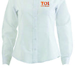 Camisa Oxford Blanco Mujer