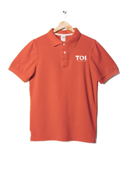 Playera Polo Naranja Hombre